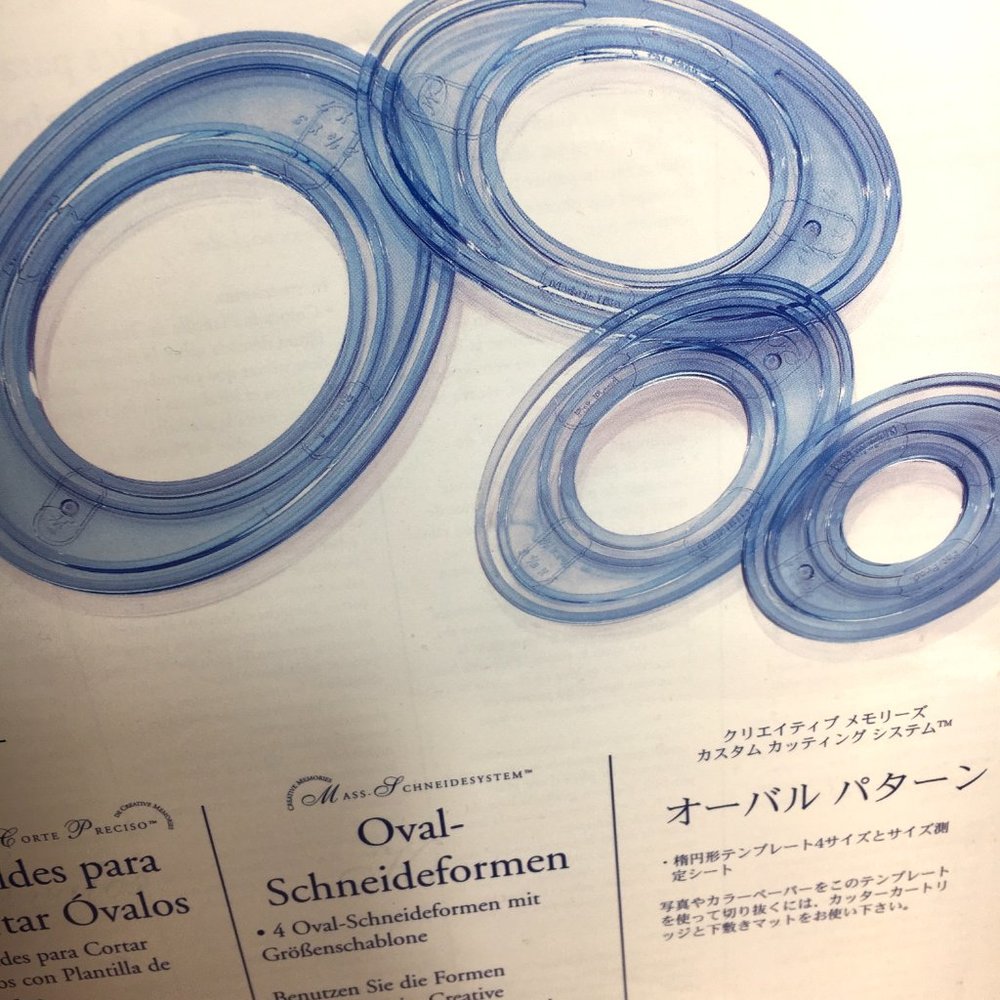 Creative Memories Oval Cutting Templates NIP - Picture 3 of 12
